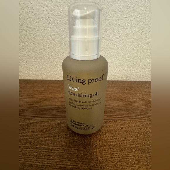 LIVING PROOF FRIZZ NOURISHING OIL FOR HAIR FULL SIZE 3.4 FL PUMP BOTTLE NWOT - Picture 1 of 2